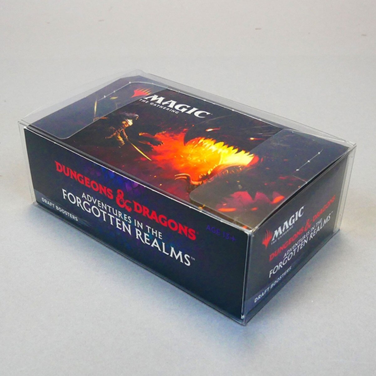 MTG Draft TCG Booster in clear box.